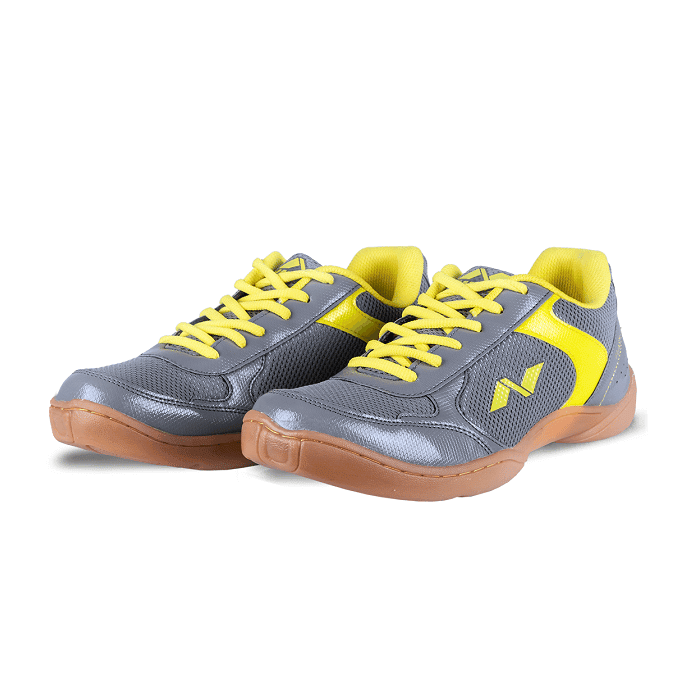 Nivia Flash BadmintonVolleyball Shoes -Grey