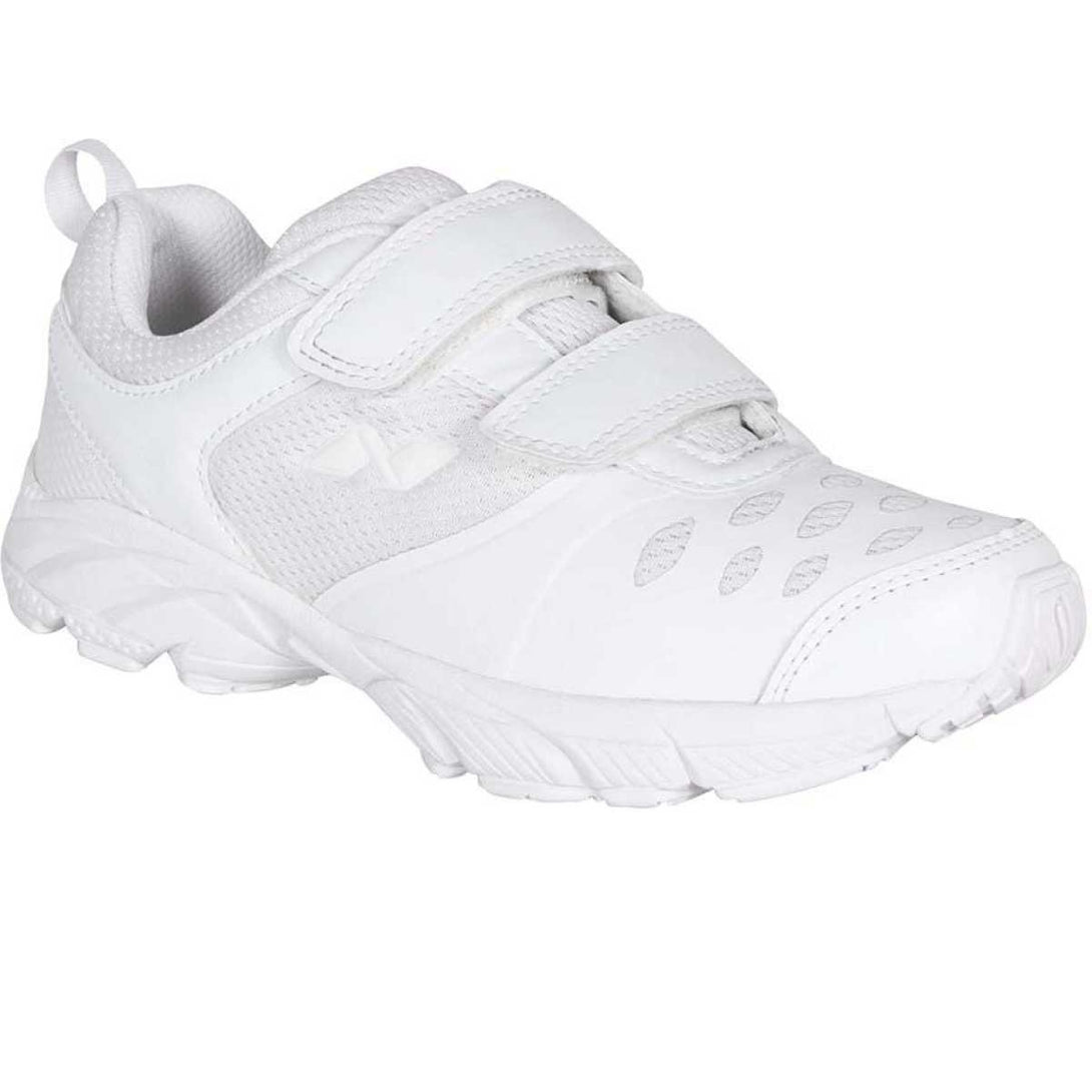 Nivia Pro Lite Kids School Shoes (White-1215)