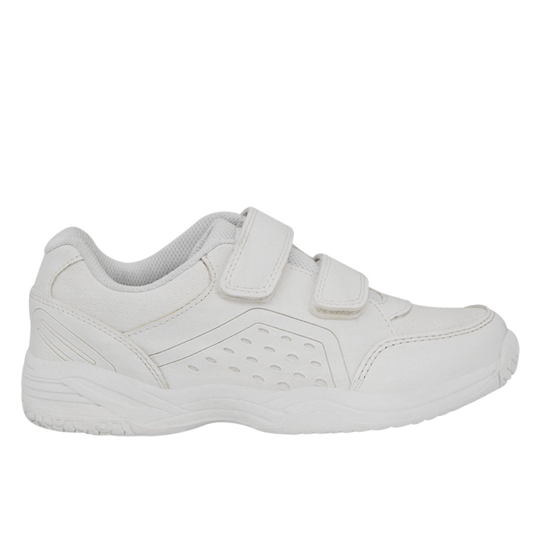 Nivia School Shoes Velcro Kids (White-412) - K9