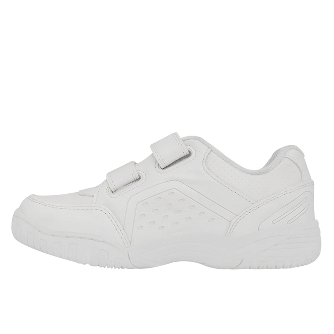 Nivia School Shoes Velcro Kids (White-412) - K9