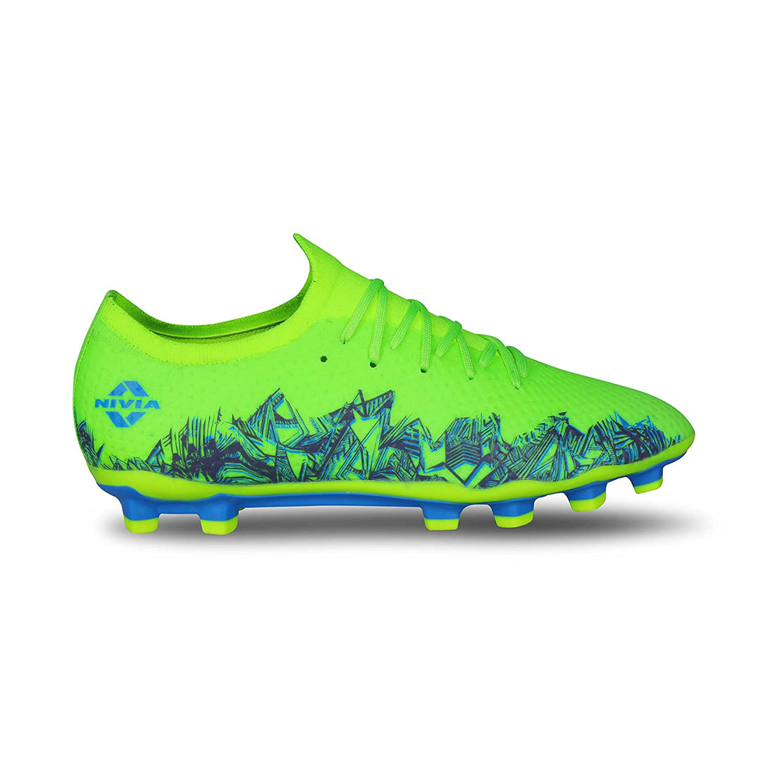 Nivia Shastra Football Stud (F.Green/LT.Blue)