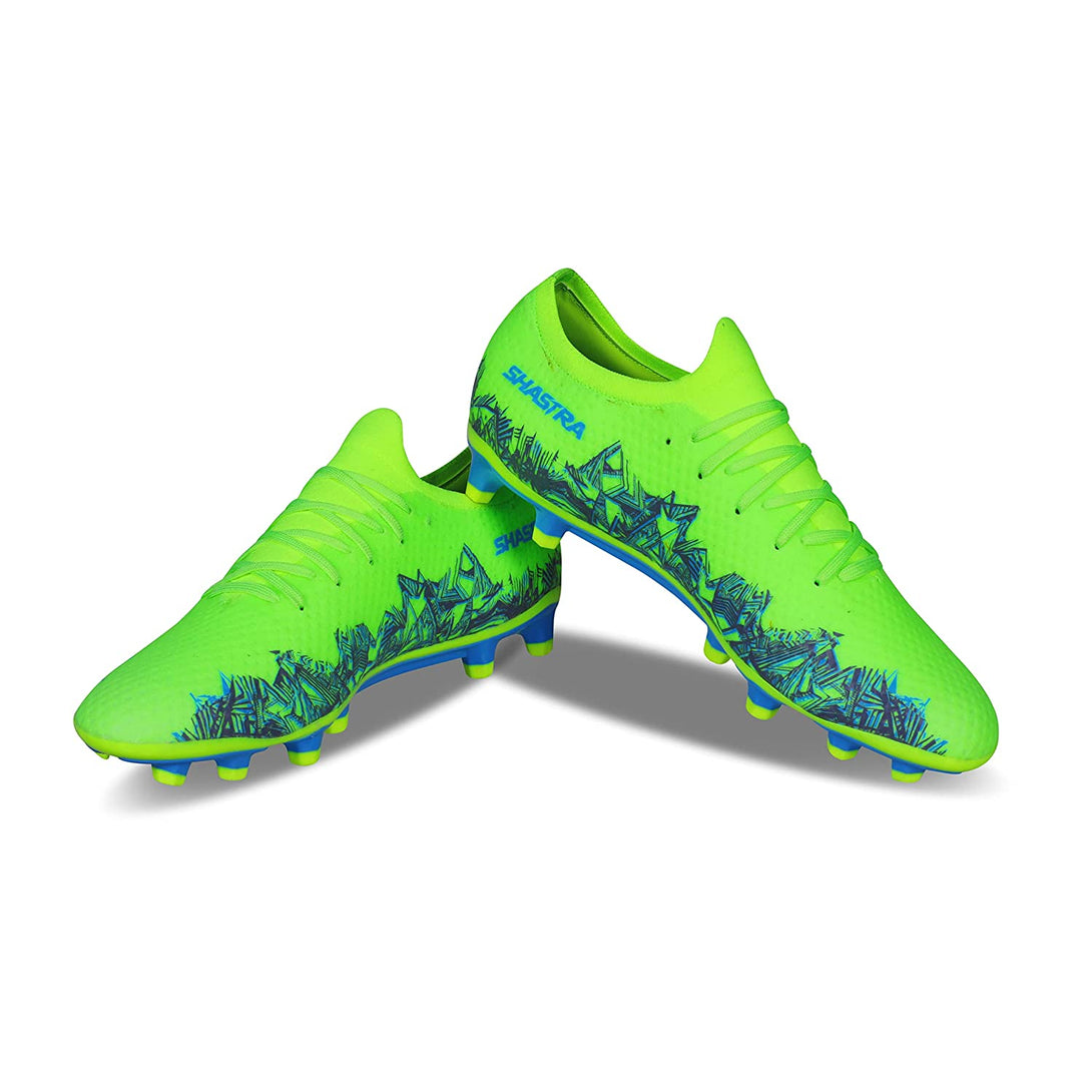 Nivia Shastra Football Stud (F.Green/LT.Blue)