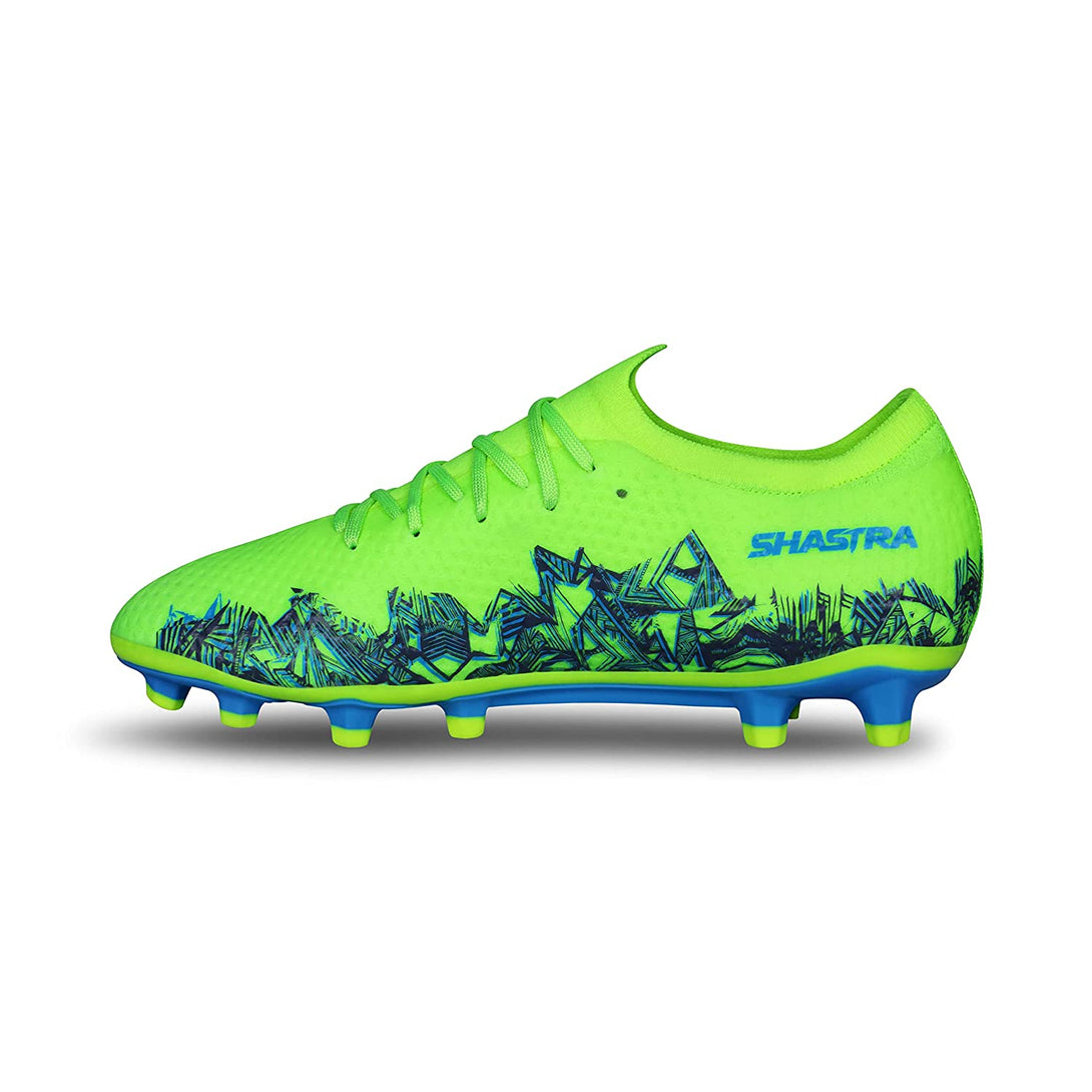 Nivia Shastra Football Stud (F.Green/LT.Blue)