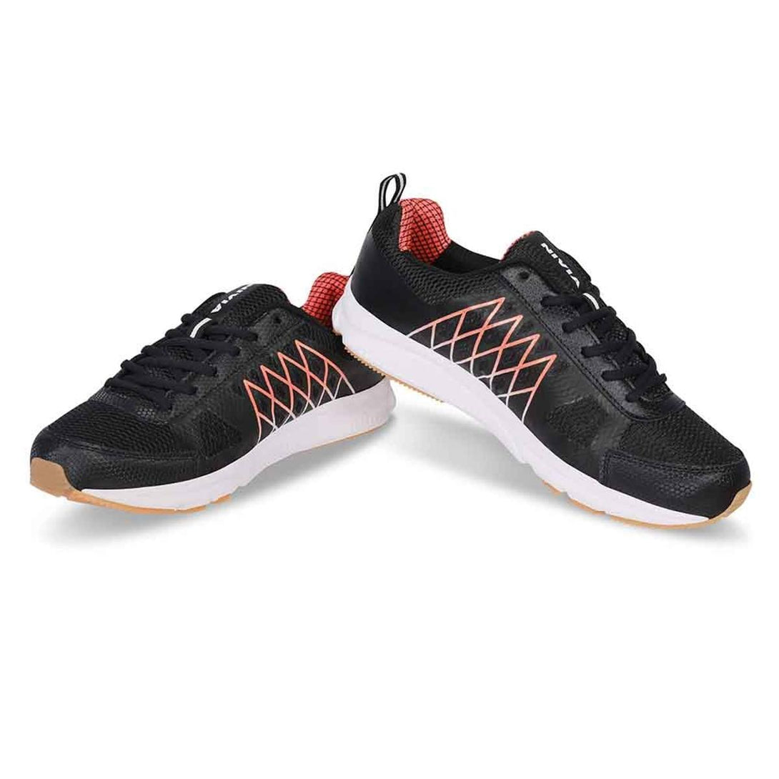 Nivia Snake 2.0 Running Shoes -Black