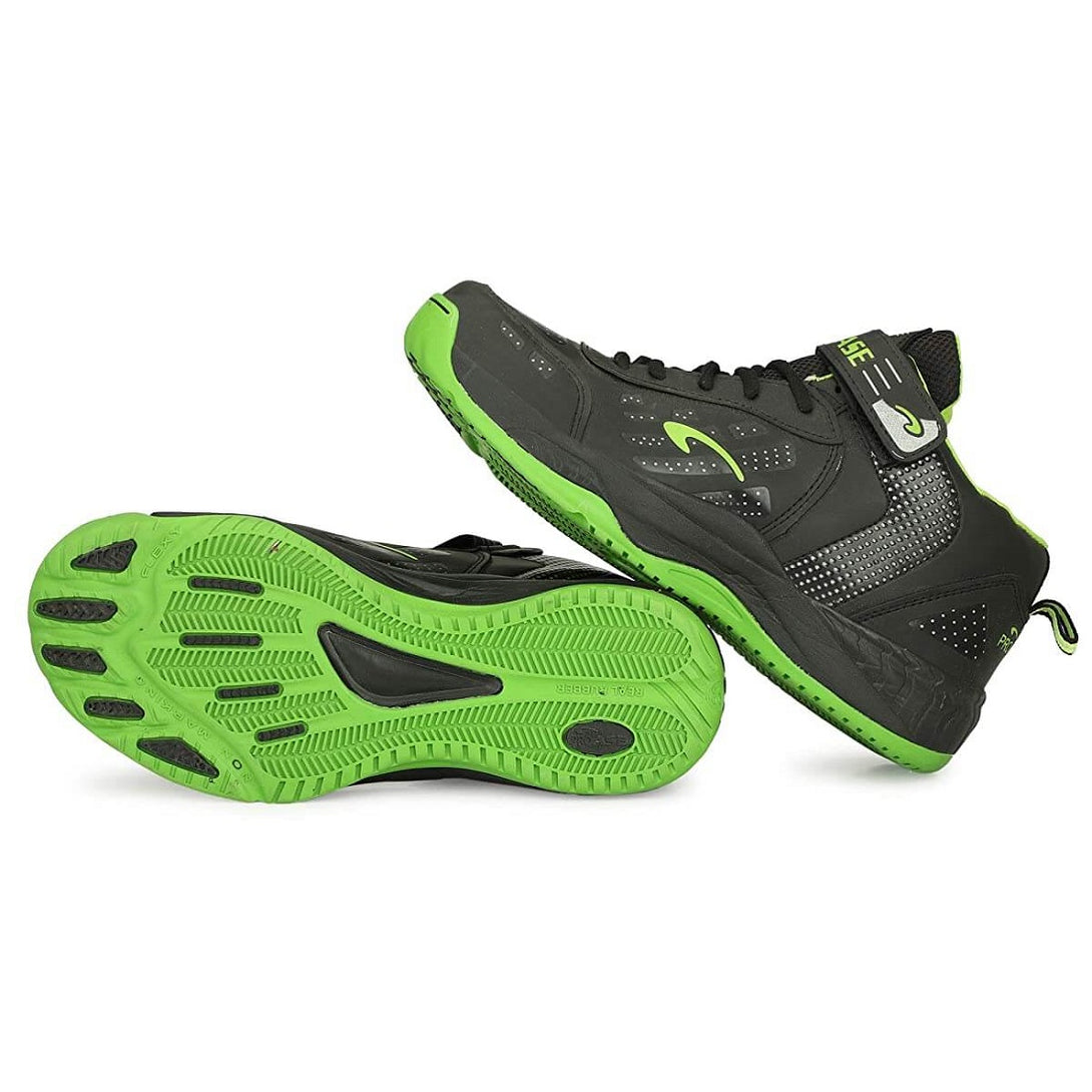 Proase BB 202 Basketball Shoes (Black/Green)