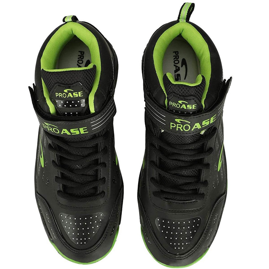 Proase BB 202 Basketball Shoes (Black/Green)