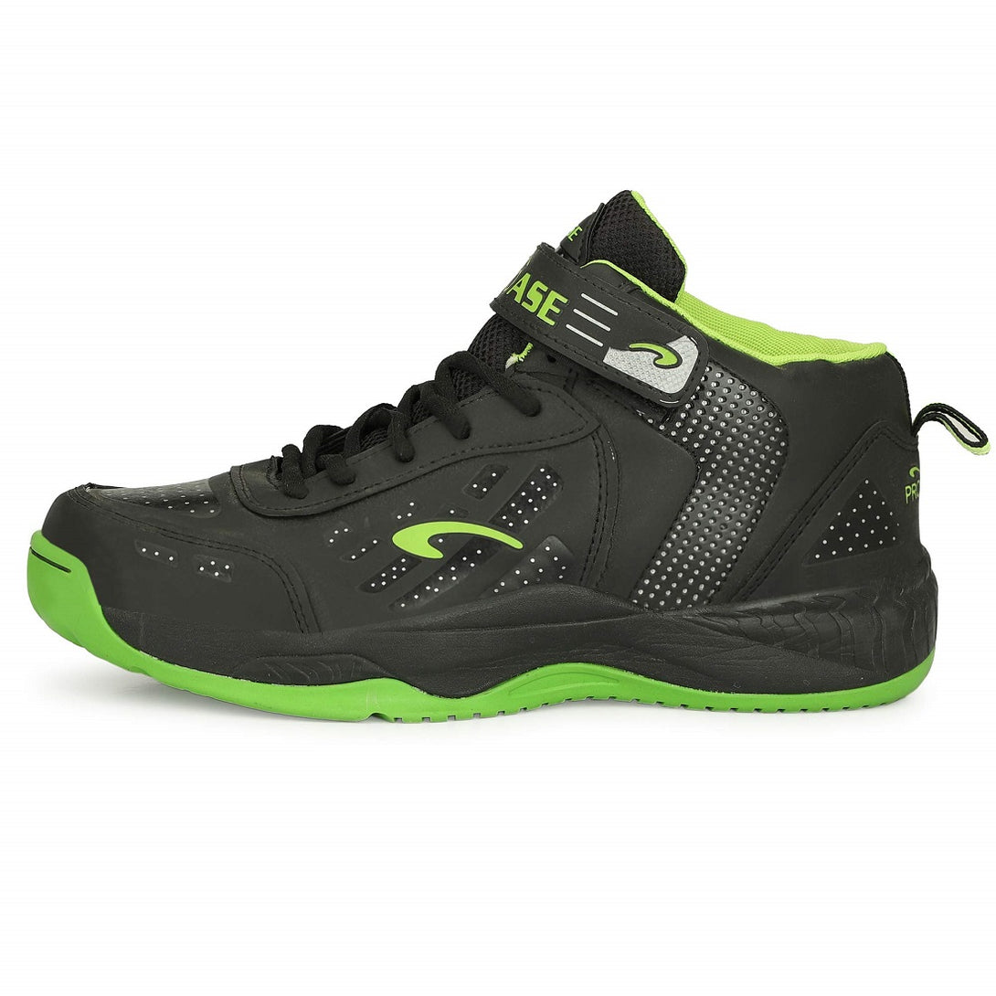 Proase BB 202 Basketball Shoes (Black/Green)