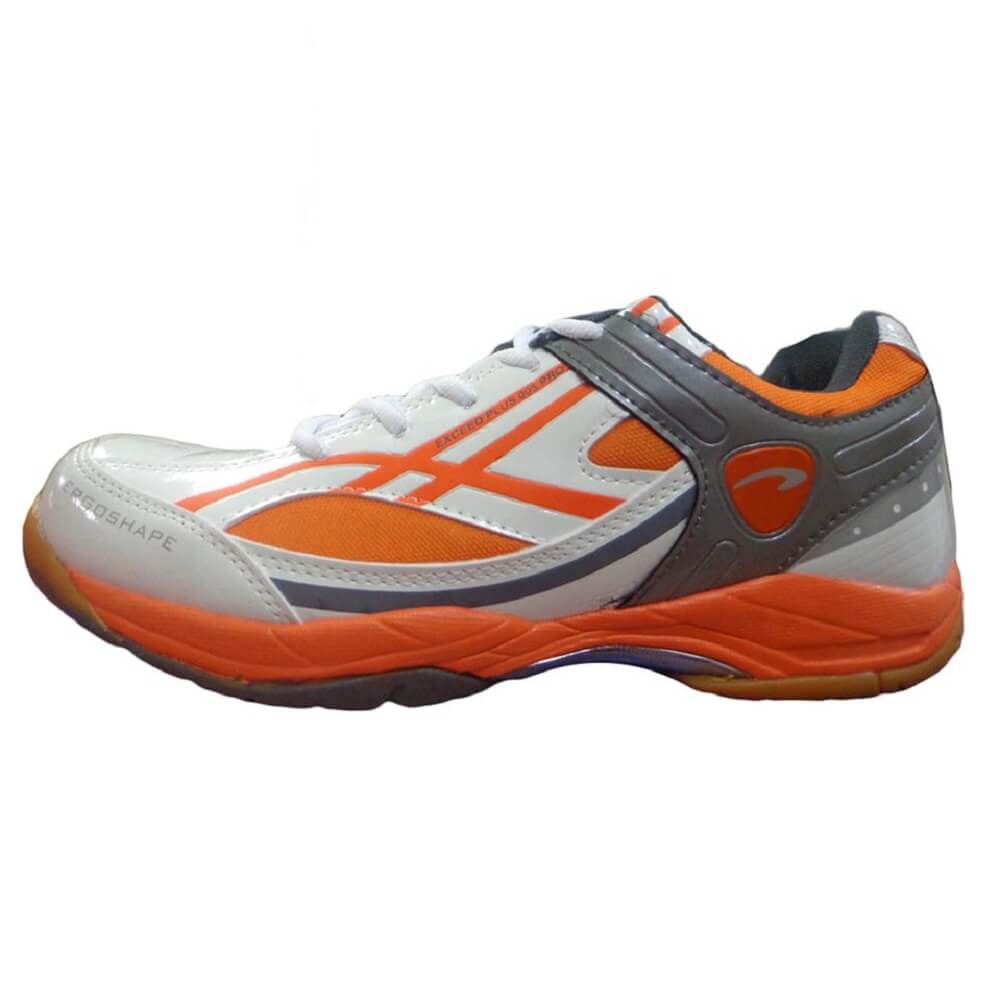 Proase BG 005 Badminton Shoes (White/Orange)