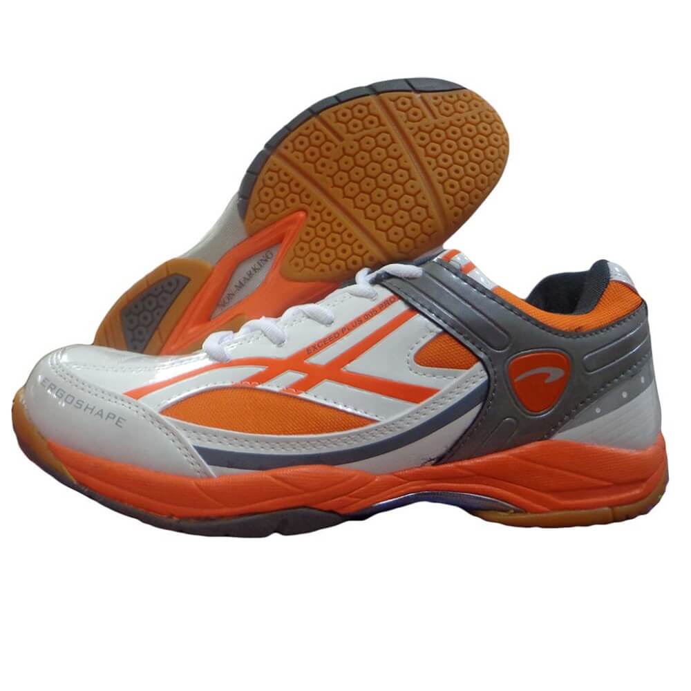 Proase BG 005 Badminton Shoes (White/Orange)