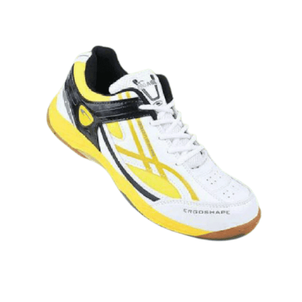 Proase BG 005 Badminton Shoes (White/Yellow)