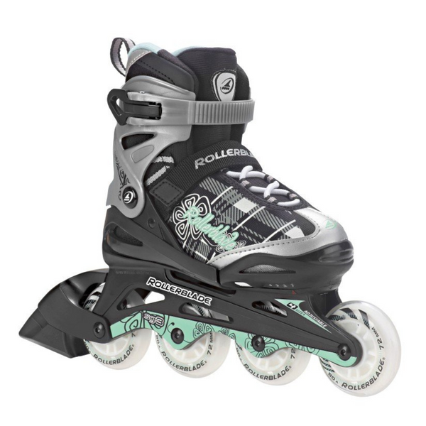 Rollerblade Alpha XR G Inline Skates (Black/Light Green )