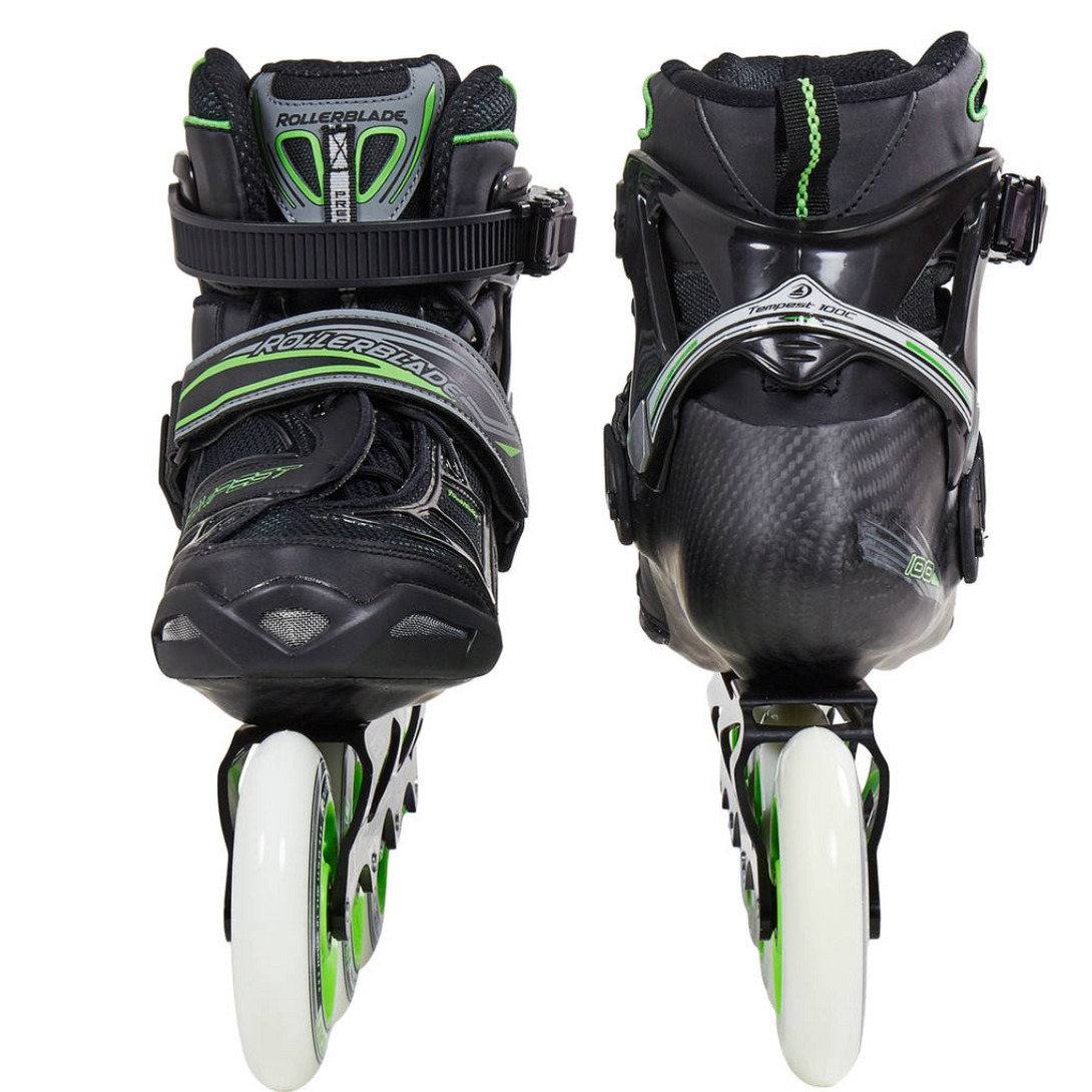 Rollerblade Tempest 100 C Inline Skates- Black/Green (MP: 275)