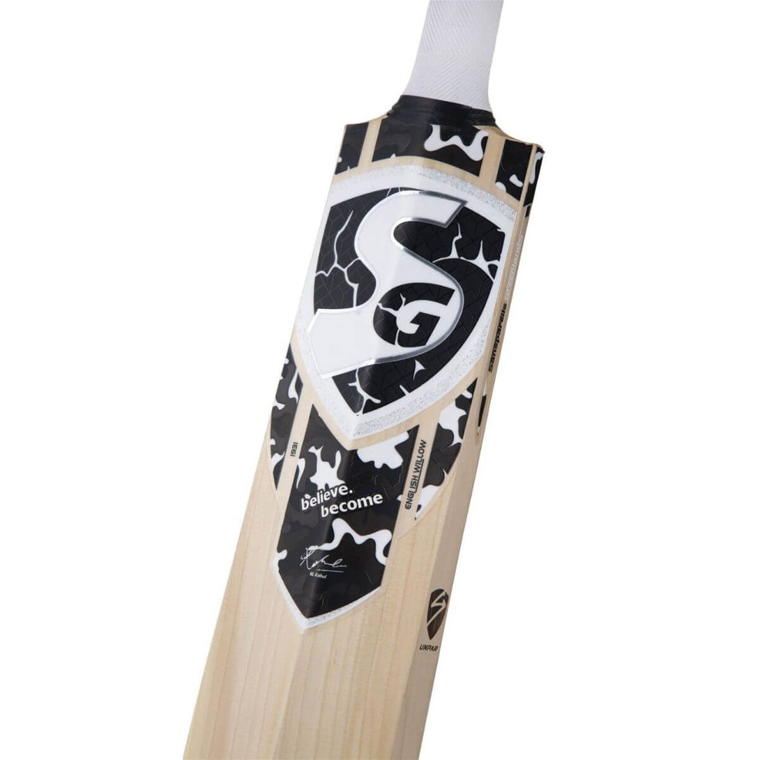 SG KLR 1 English Willow top grade 1 Enlish Willow Cricket Bat (with SG|Str8bat Sensor)