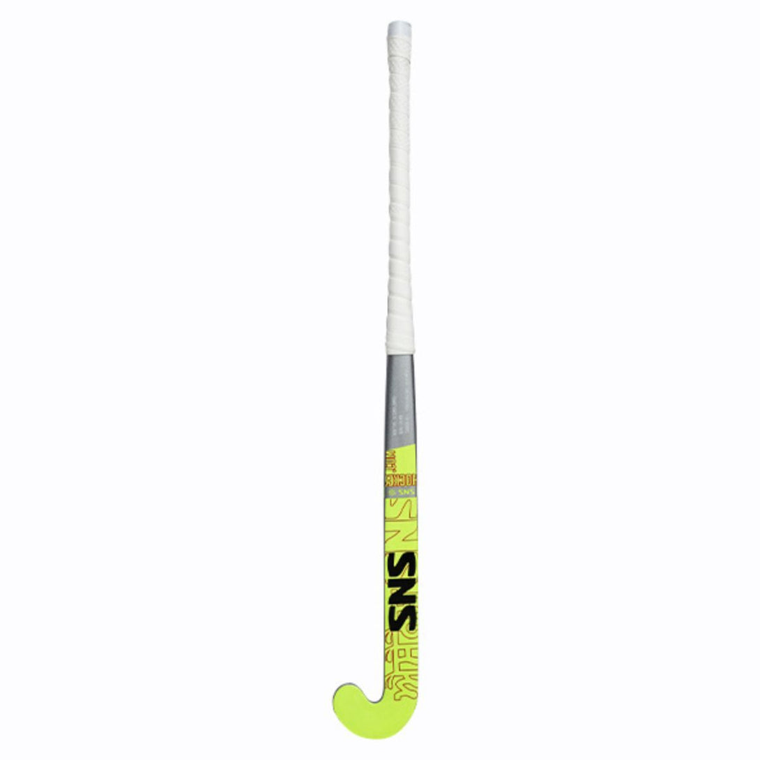 SNS Zeus 2.0 Composite Hockey Stick (Silver/Yellow)