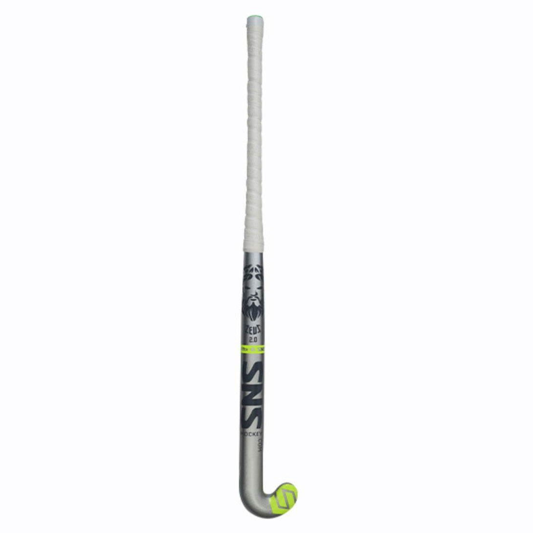 SNS Zeus 2.0 Composite Hockey Stick (Silver/Yellow)