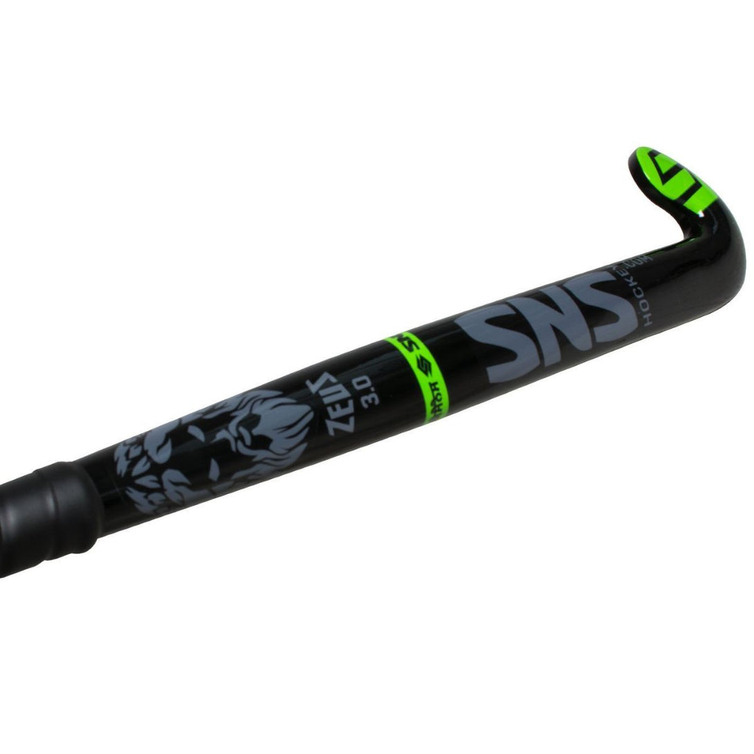 SNS Zeus 3.0 Composite Hockey Stick (Black/Green)