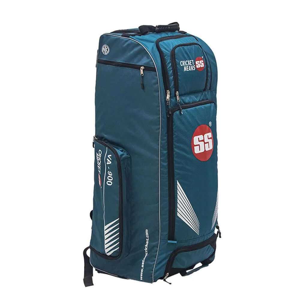 SS VA900 Duffle Cricket Kitbag (Black/Cyan)