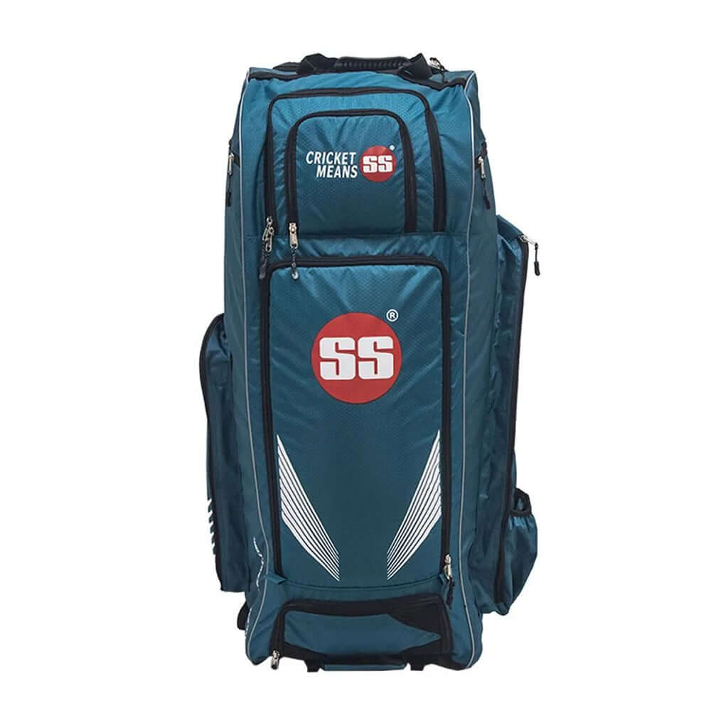 SS VA900 Duffle Cricket Kitbag (Black/Cyan)