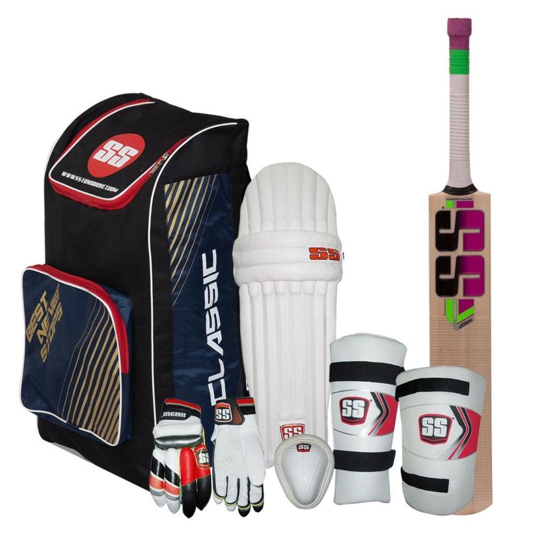 SS Kashmir Willow Full Cricket Kit -Men’s