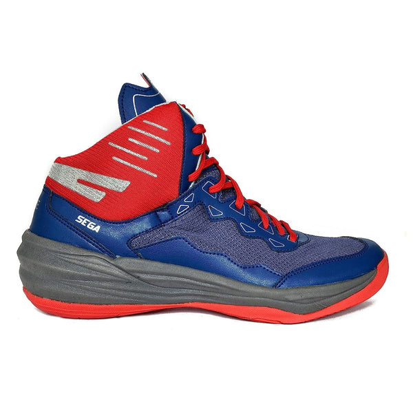 Sega Wave Basketball Shoes (Navy Red)