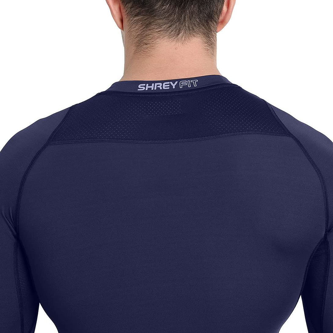 Shrey Intense Compression Long Sleeves Top (Navy)