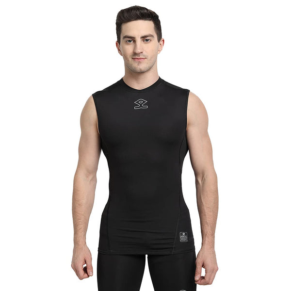 Shrey Intense Compression Sleevesless Top (black)