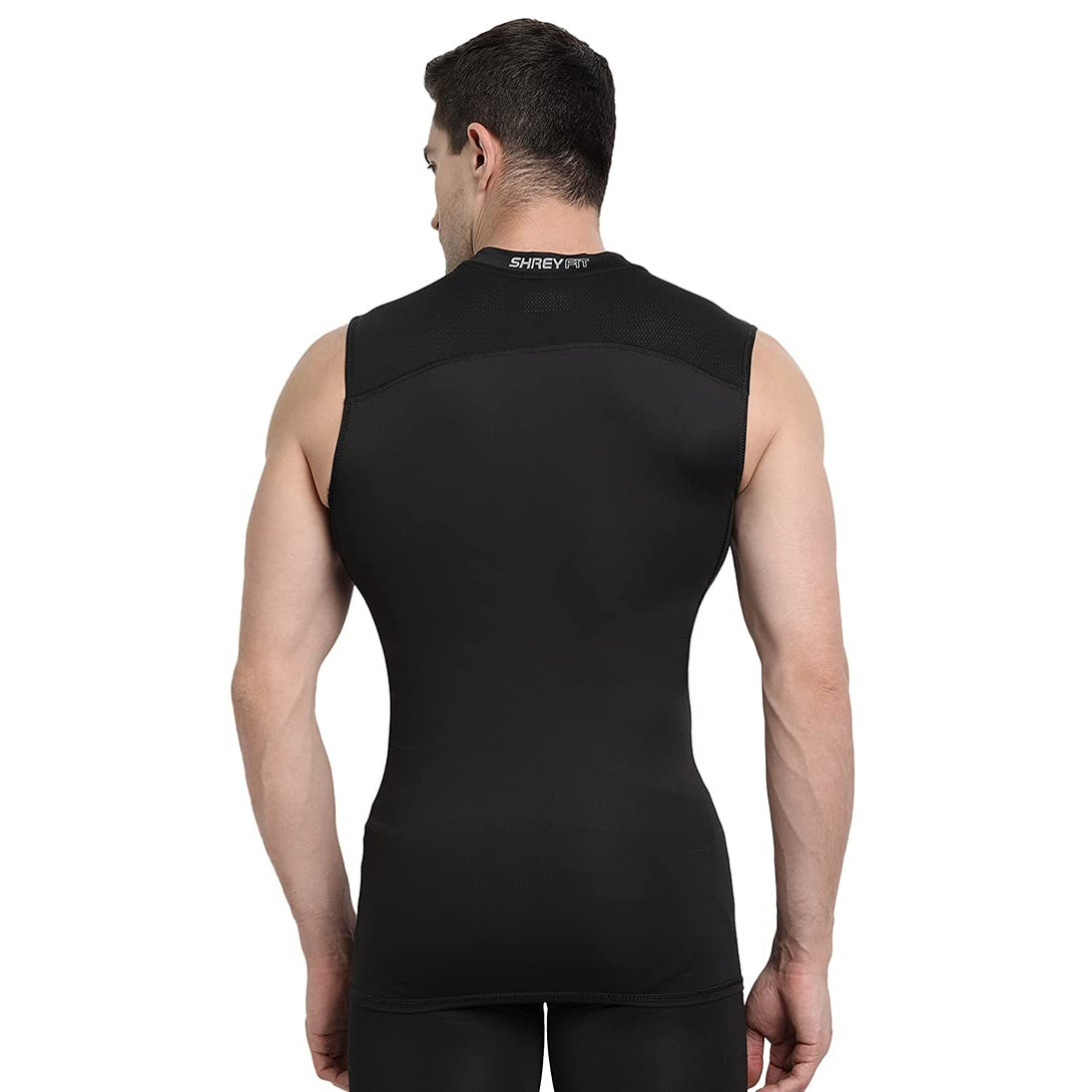 Shrey Intense Compression Sleevesless Top (black)