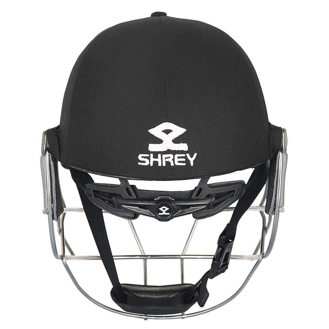 Shrey Koroyd Stainless Cricket Helmet-Black