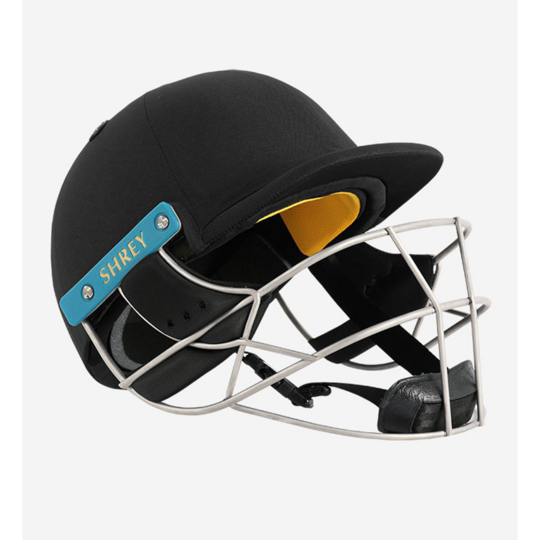 Shrey Masterclass Air 2.0 Stainless Steel Cricket Helmet-Black