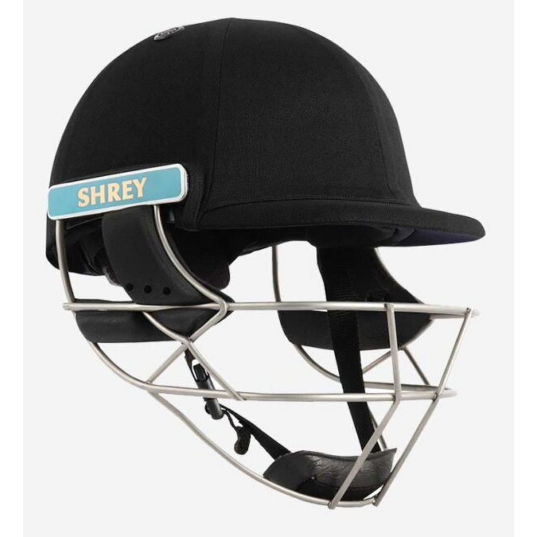 Shrey Masterclass Air Stainless Steel Cricket Helmet -Black