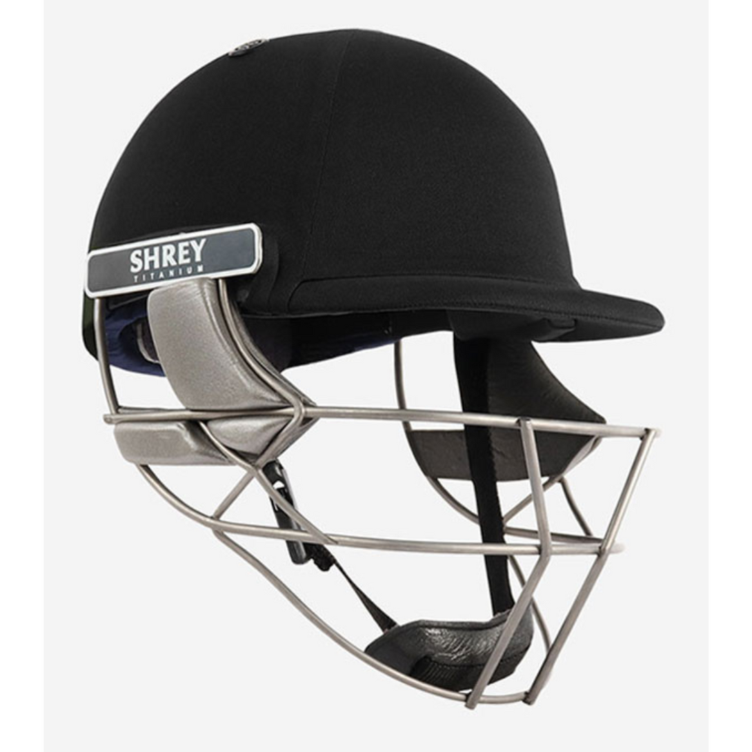 Shrey Pro Guard Air Titanium Cricket Helmet -Black