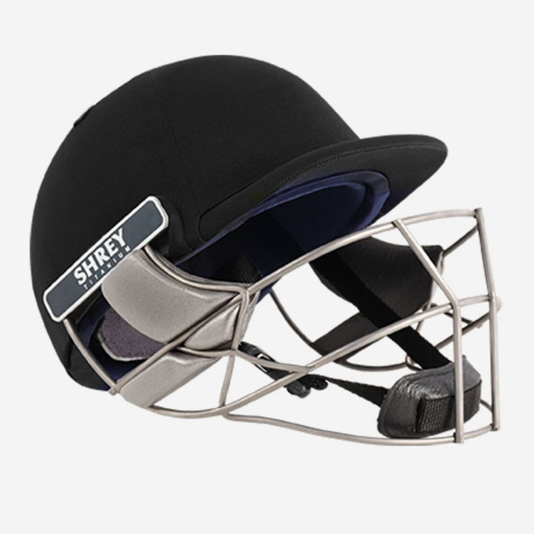 Shrey Pro Guard Air Titanium Cricket Helmet -Black