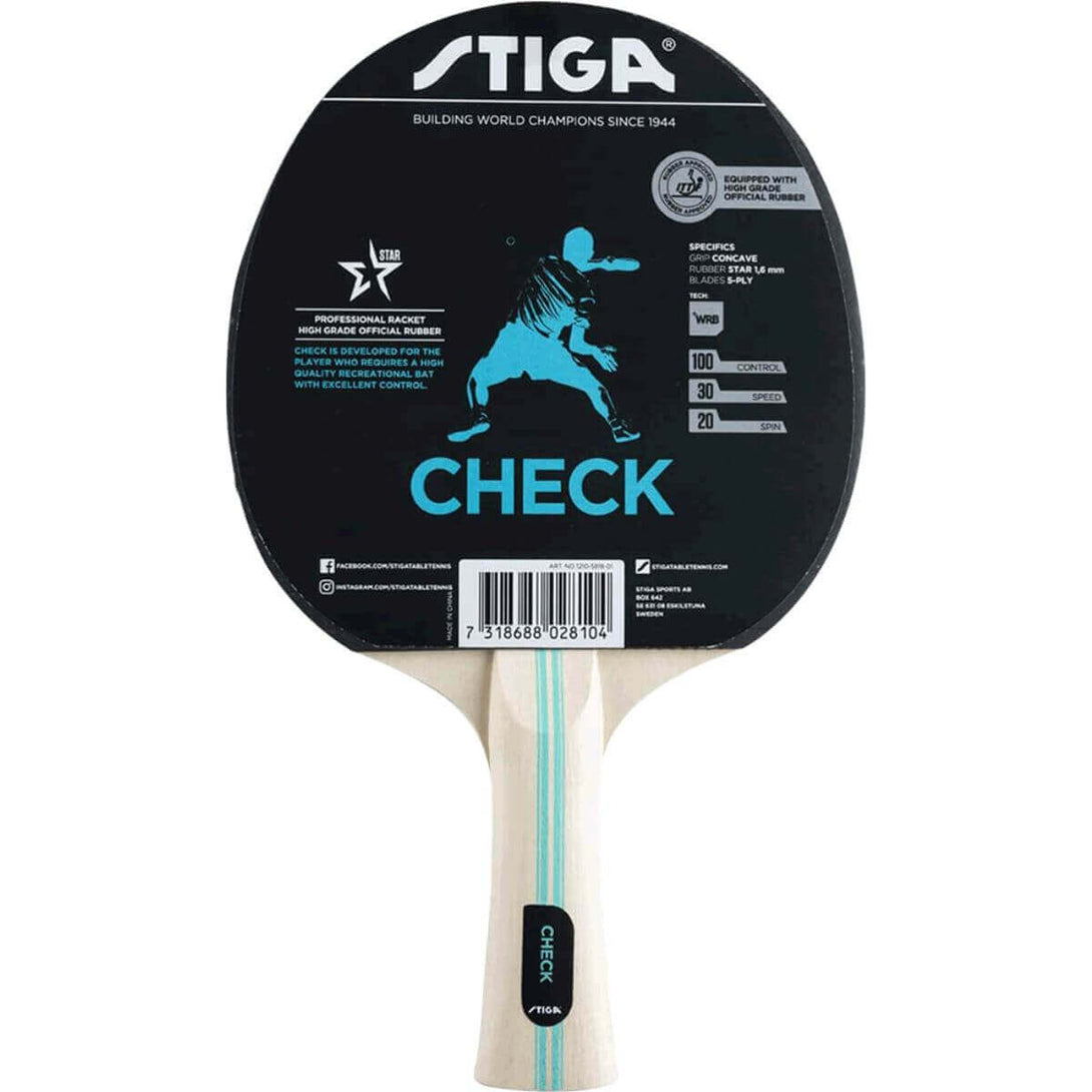 Stiga Check Table Tennis Bat