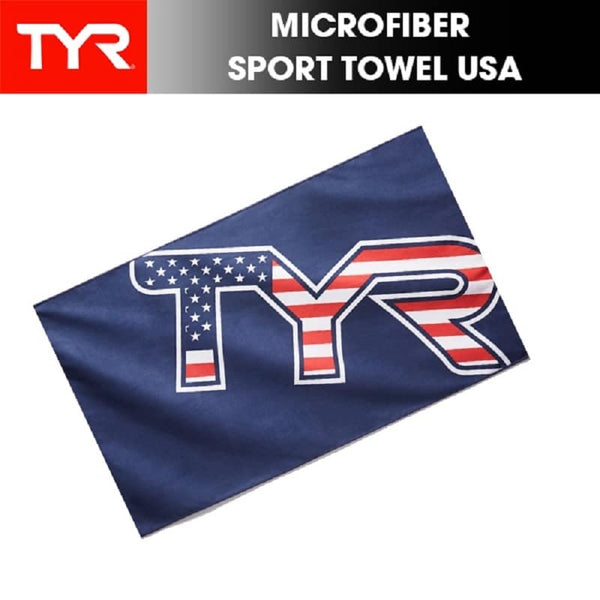 TYR Micro Fiber Swimming Towel (Navy)