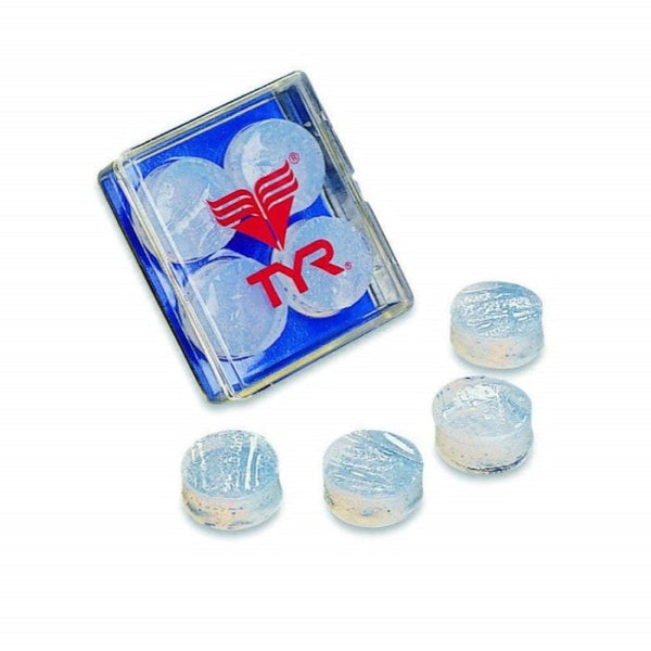 TYR Soft Silicone Ear Plugs (Clear)