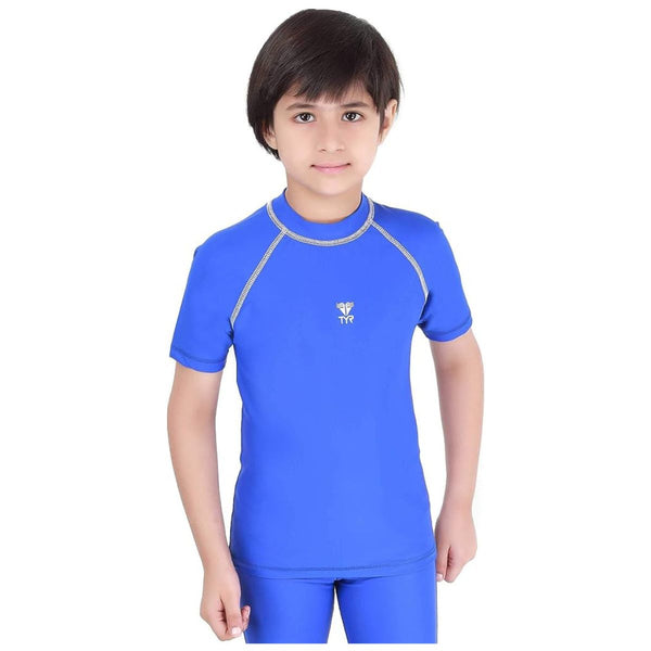 TYR TRBRS340  Boys  In Short Sleeve Rashguard-28