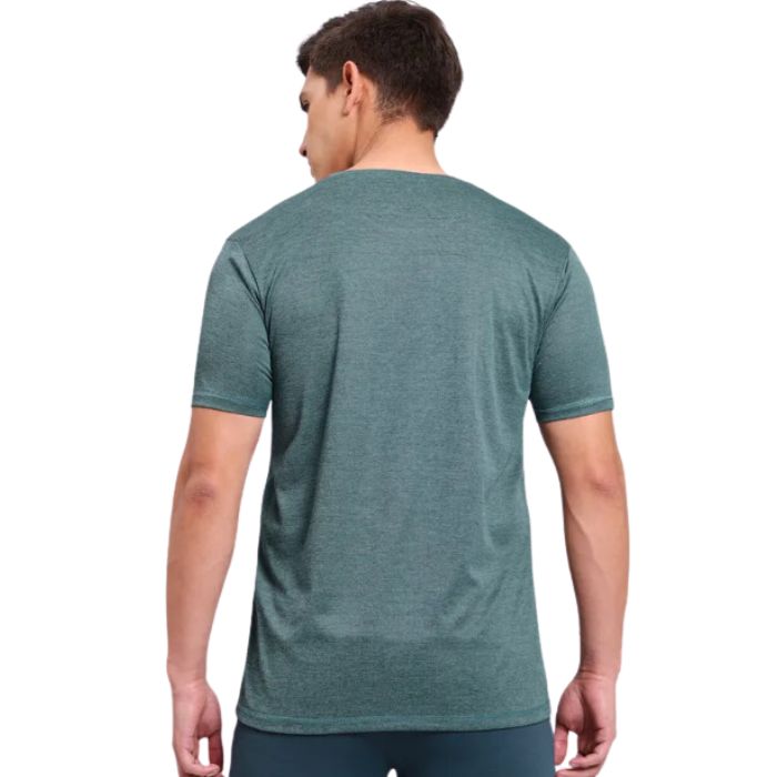 Technosport Men’s Active Crew Neck Half Sleeve T-Shirt-OR40 (Olive Green)