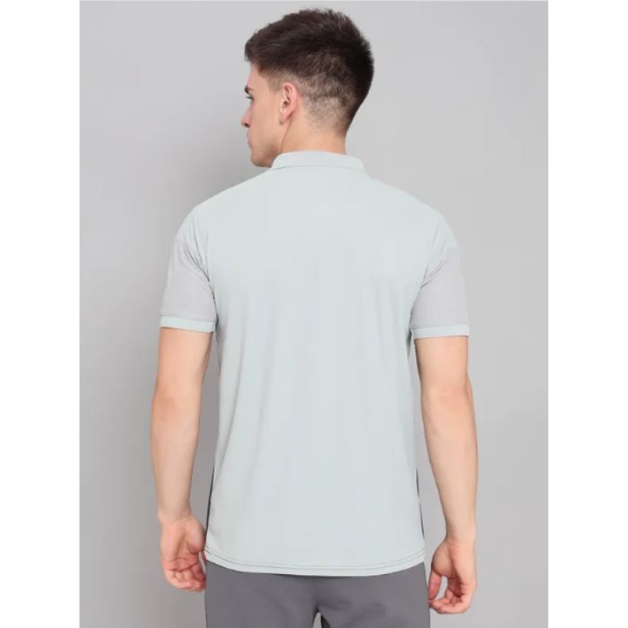 Technosport Men's Active Running T-Shirt-P647 (Lt Grey)