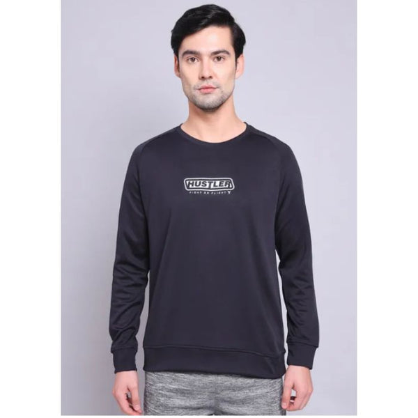 Technosport Mens Active Sporty Sweatshirt-PM82 (Black)