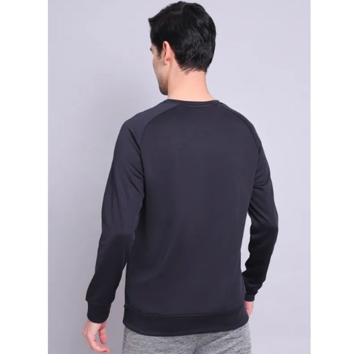 Technosport Mens Active Sporty Sweatshirt-PM82 (Black)