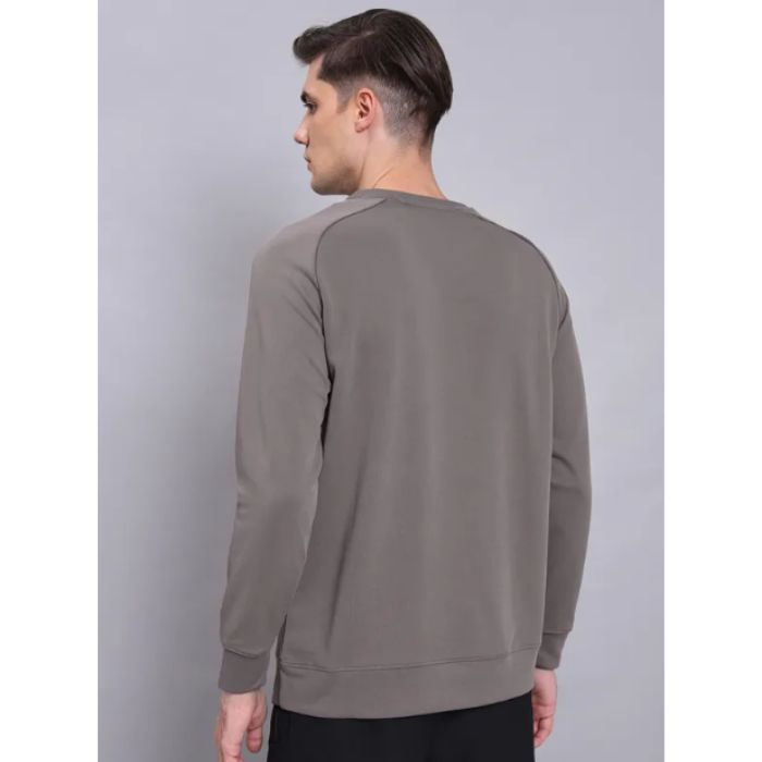 Technosport Mens Active Sporty Sweatshirt-PM82 (Stone Grey)