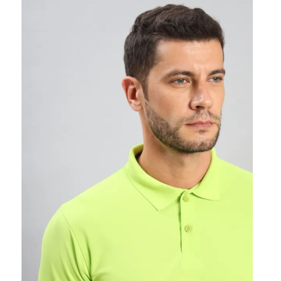 Technosport Polo Neck Half Sleeve T-Shirt -OR 51ime (Order Same Color Multi Quantity)