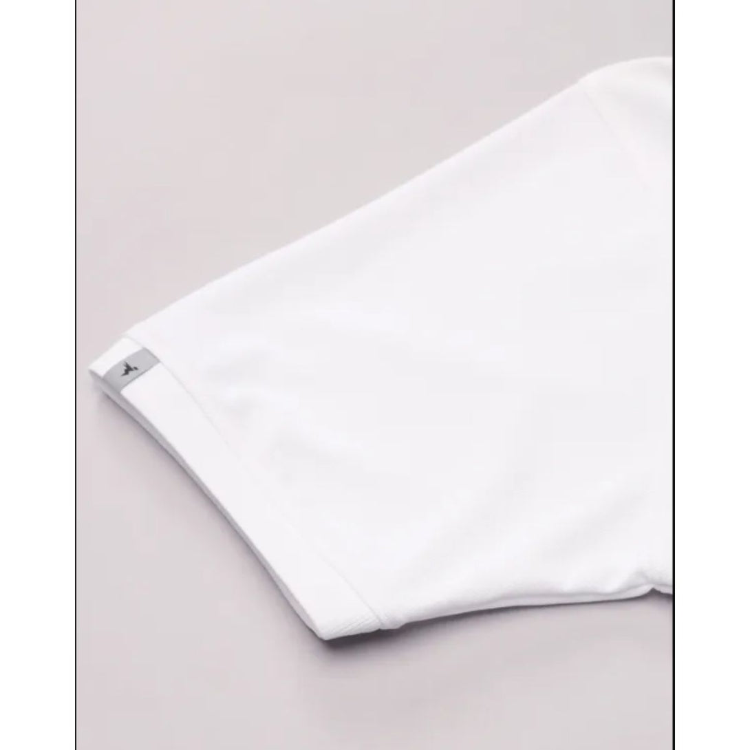 Technosport Polo Neck Half Sleeve T-Shirt -OR 51- White (Order Same Color Multi Quantity)