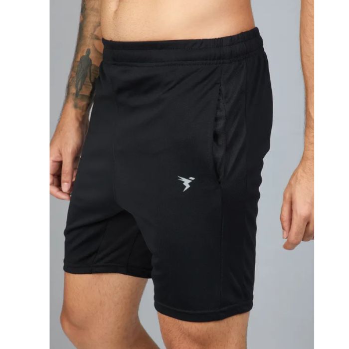 Technosport Shorts (OR-26)-Black