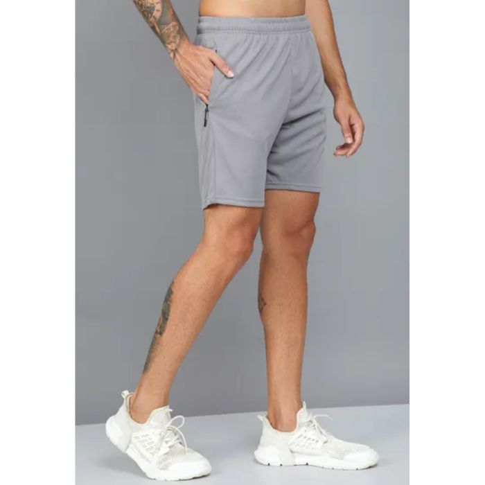 Technosport Shorts (OR-26)-Light Grey