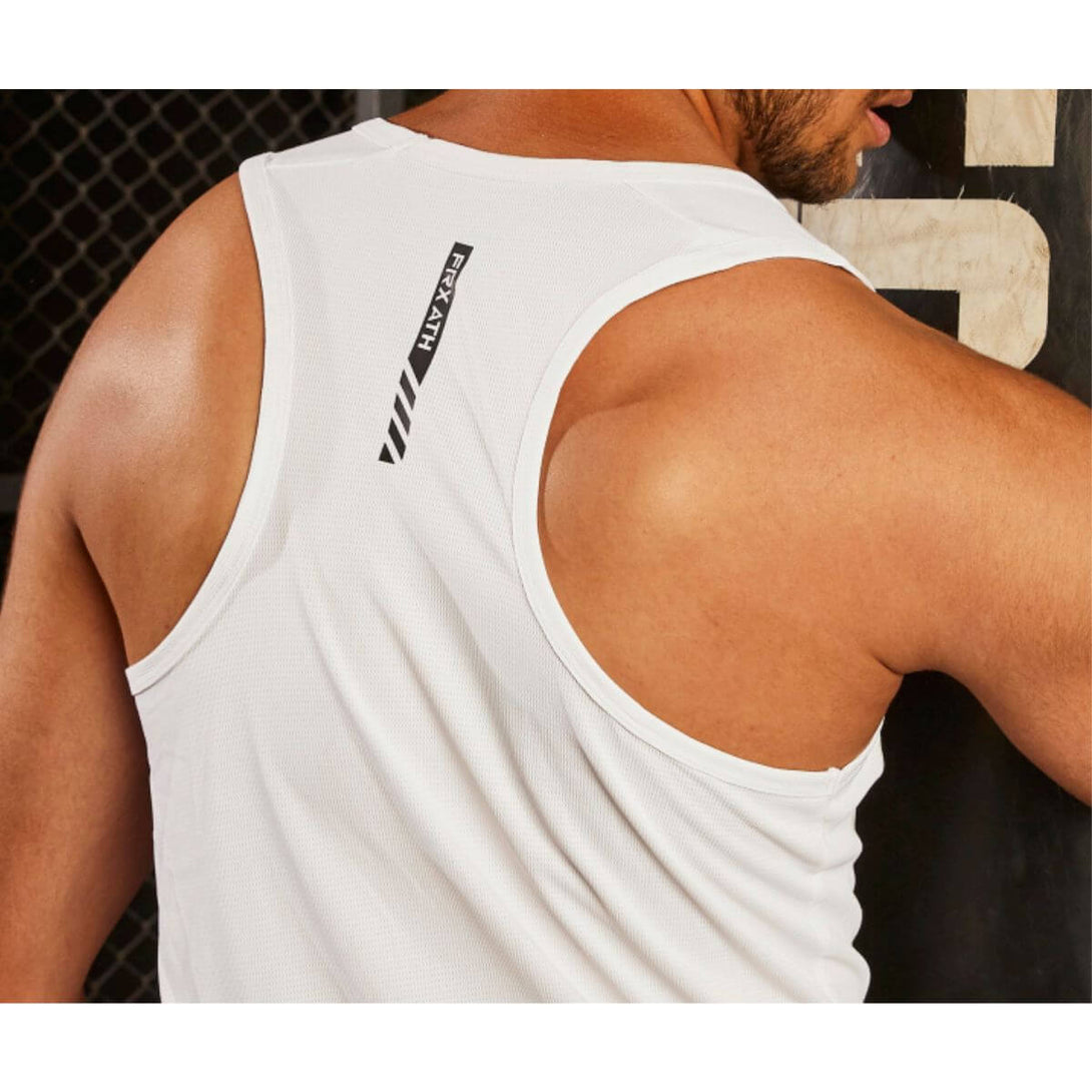 Technosport Unsleeves T-Shirt (FX-142, White)