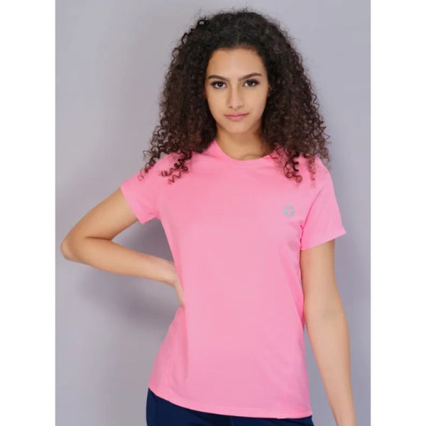 Technosport Women Active Slim Fit T-Shirt-W105 (Baby Pink)