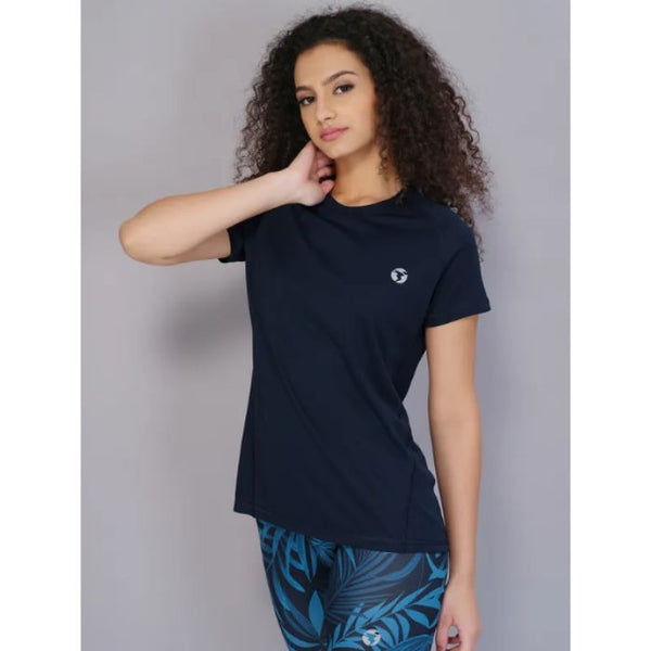 Technosport Women Active Slim Fit T-Shirt-W105 (Indigo)