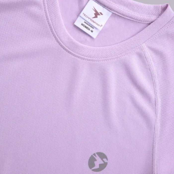 Technosport Women Active Slim Fit T-Shirt-W105 (Lilac)