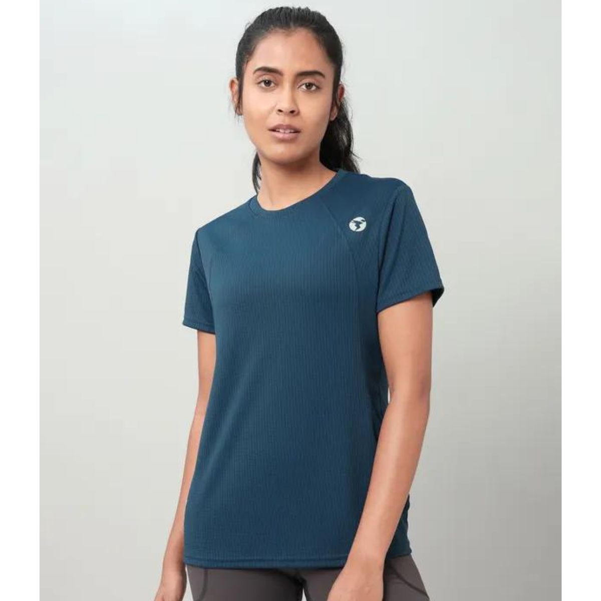 Technosport Women's Active Running T-Shirt-W123(Indigo) – Sportswing.co